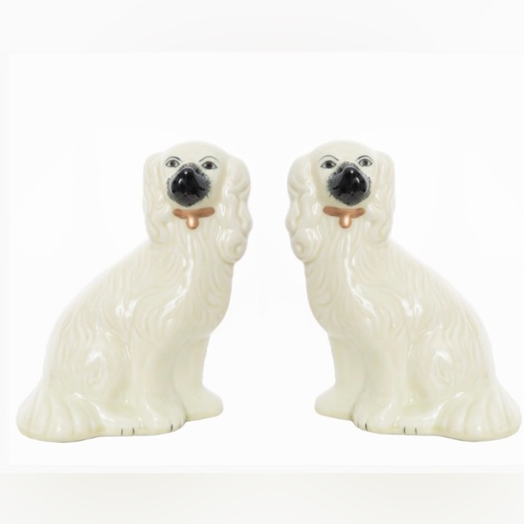 Vintage inspired Staffordshire Dog Pair *8 inches tall* - Picture 1 of 1